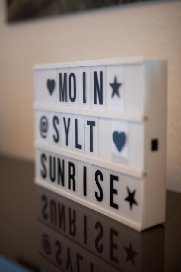 Ferienwohnung "Sylt Sunrise" Βέστερλαντ Εξωτερικό φωτογραφία